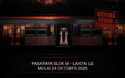 Wahana Horor Kereta Hantu Blok M Siap Dibuka 24 Oktober, Berani Naik?